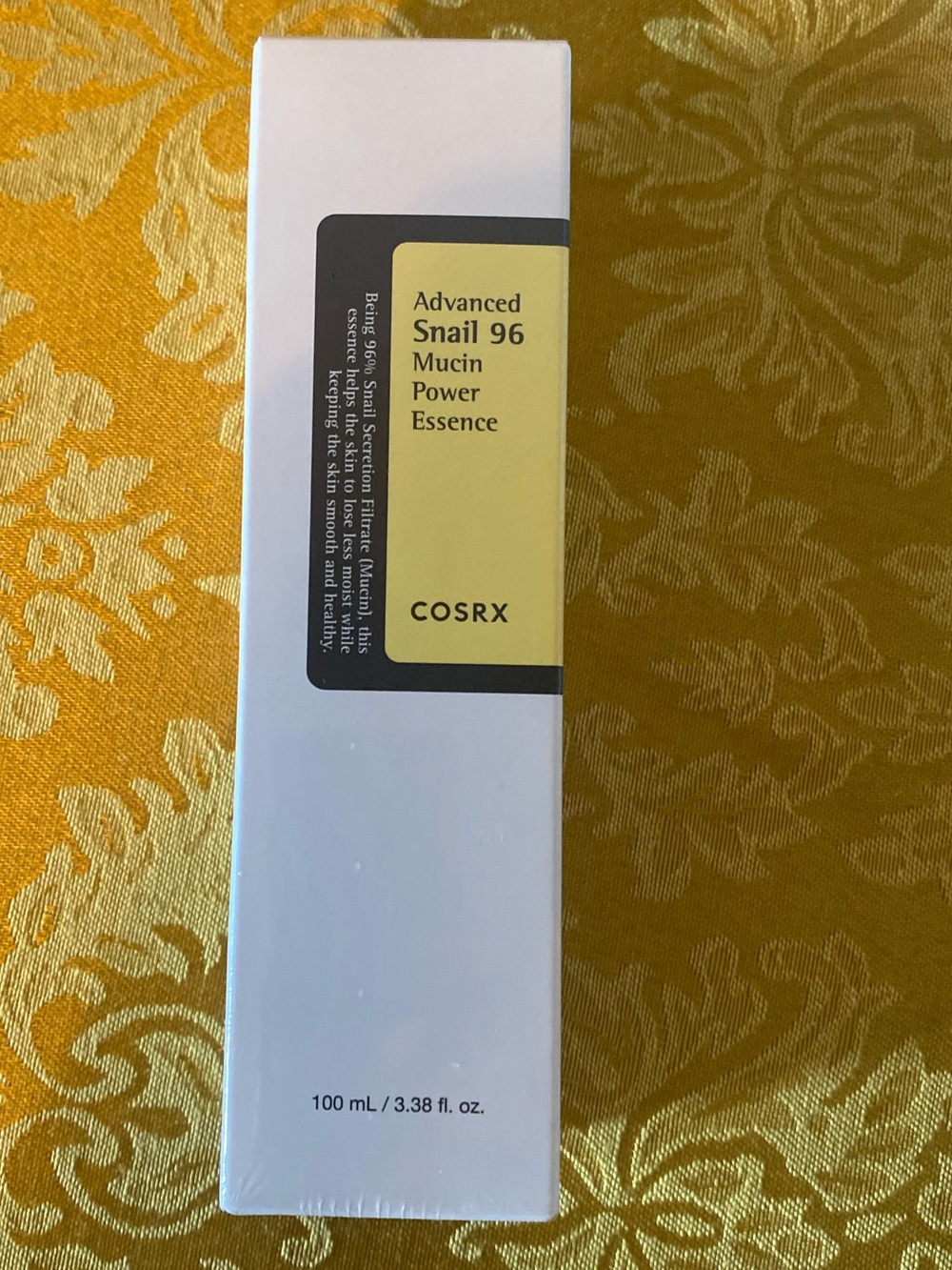 COSRX Advanced Snail 96 Mucin Power Essence - White & Pale Yellow Box